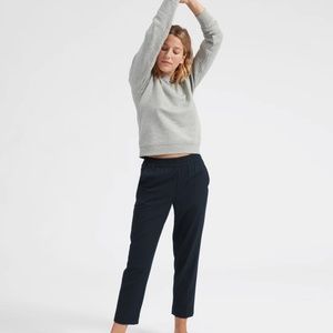 Everlane The Italian GoWeave Easy Pant in Navy Blue Sz 8
